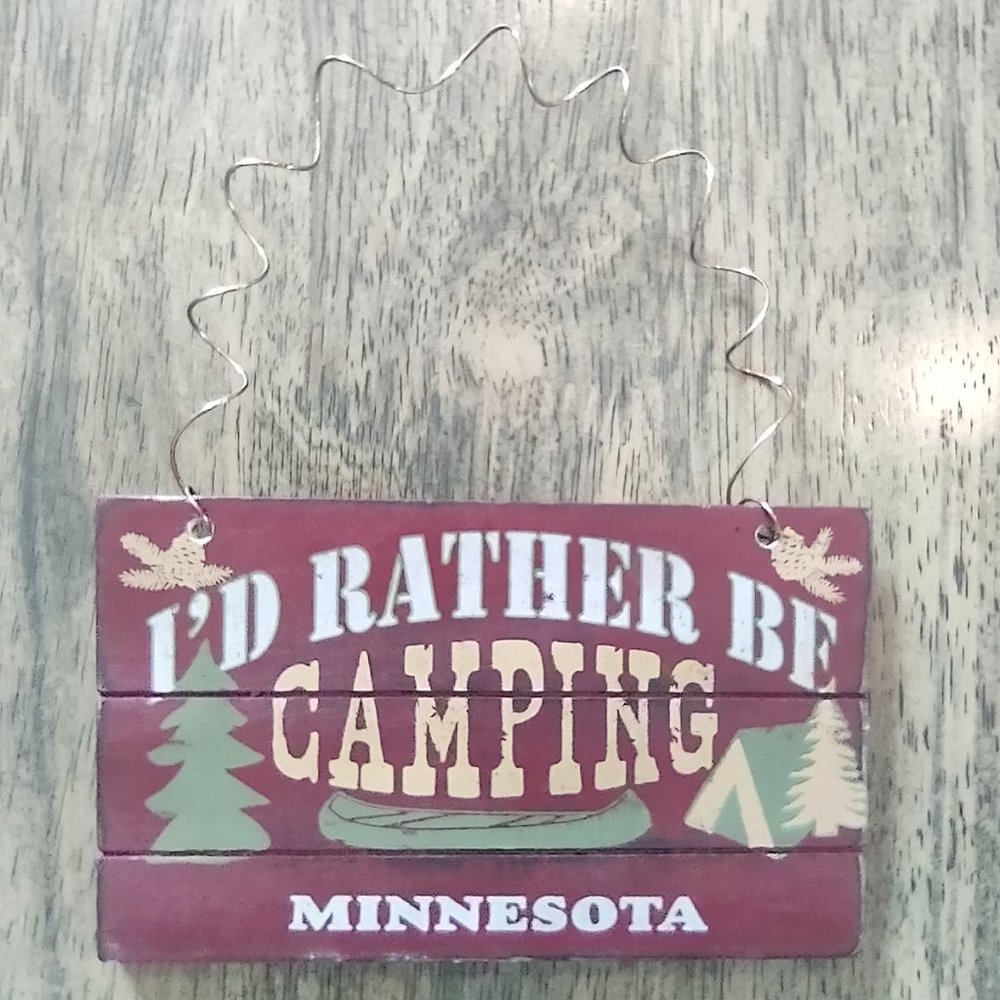 Wooden Camping Decor